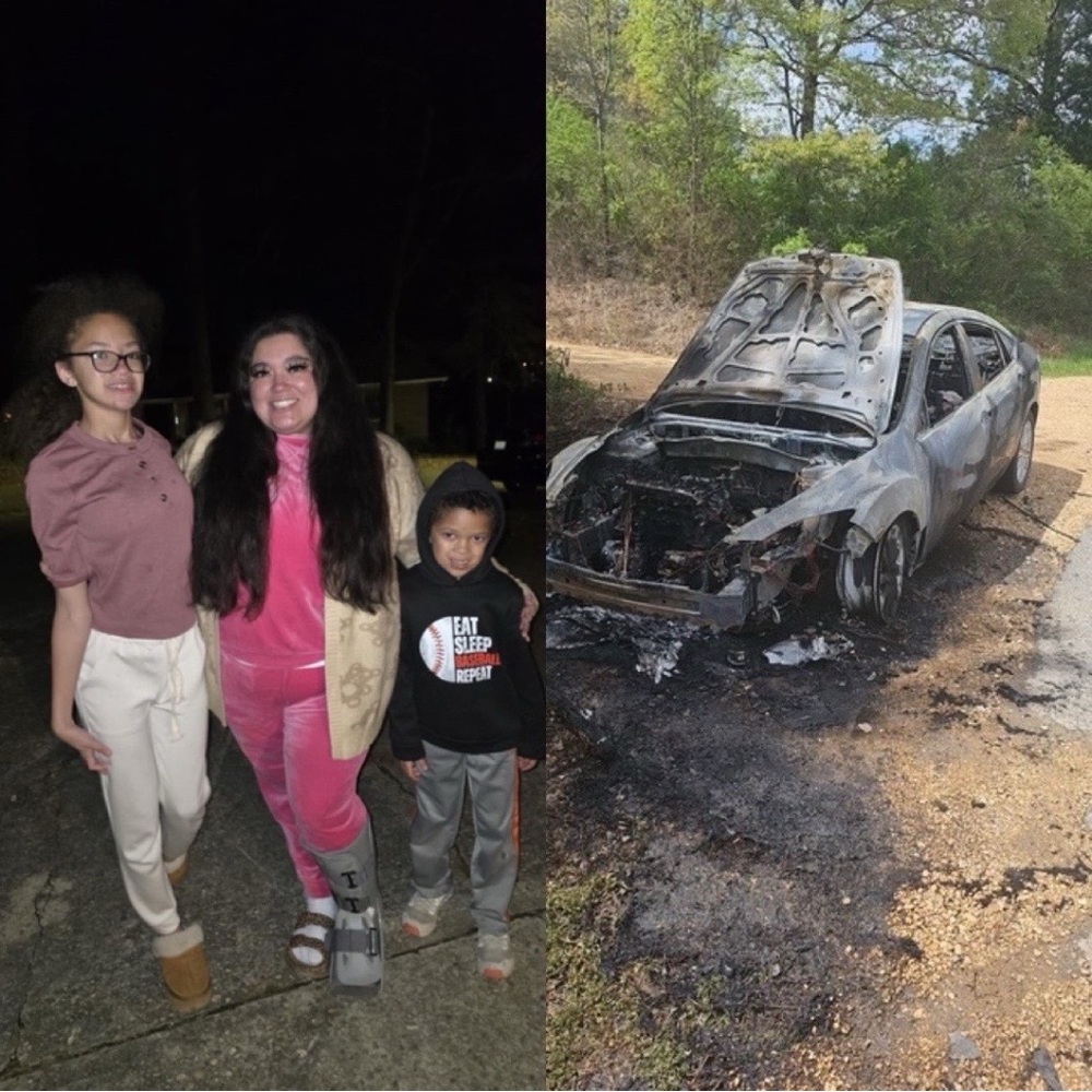 College Student & Working Mother of Two loses car in explosion